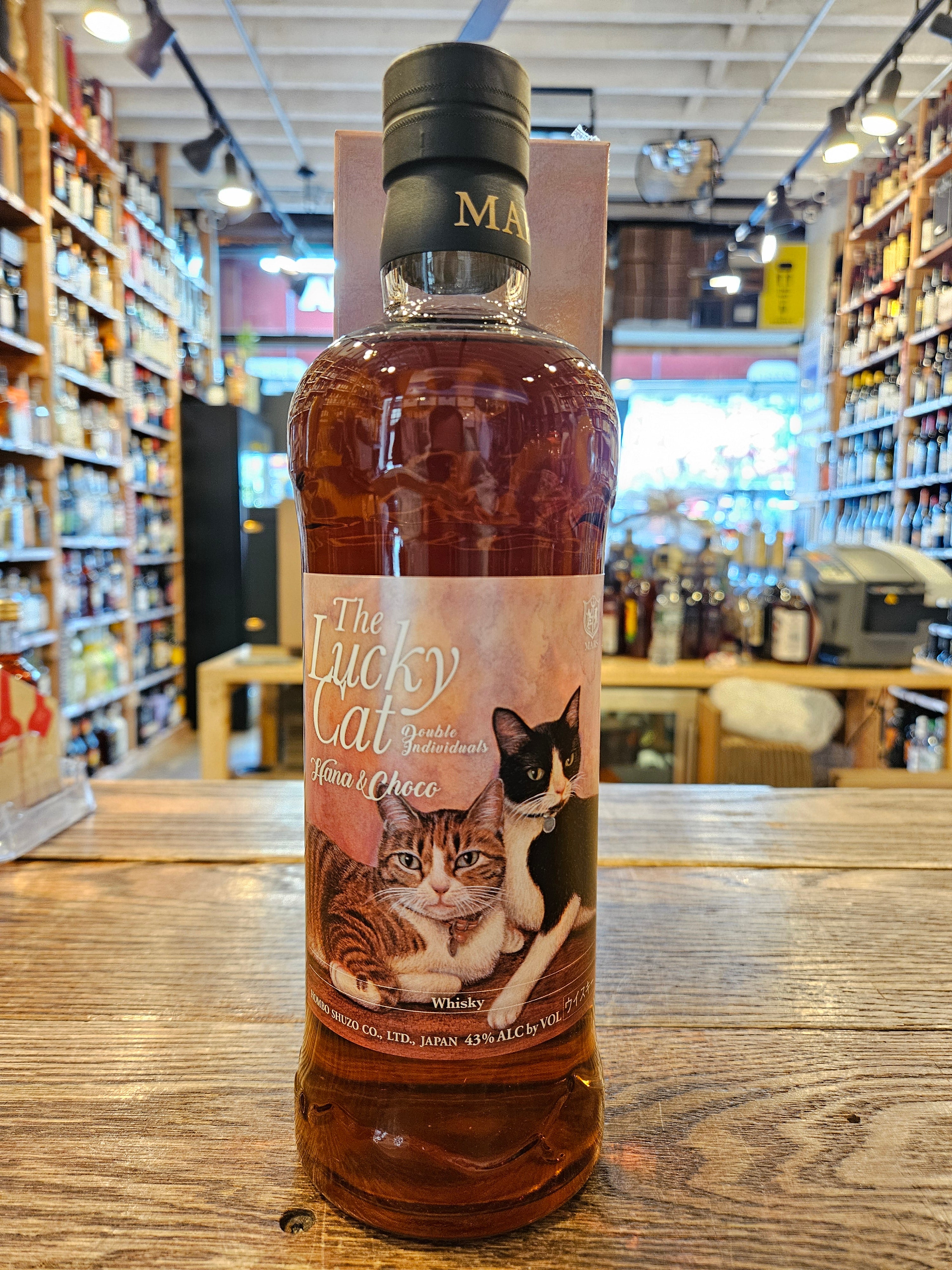 Mars Whisky The Lucky Cat Double Individuals Hana & Choco 700mL