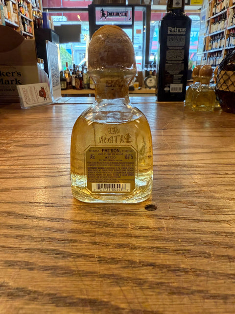 Patron anejo 100ml clear bottle