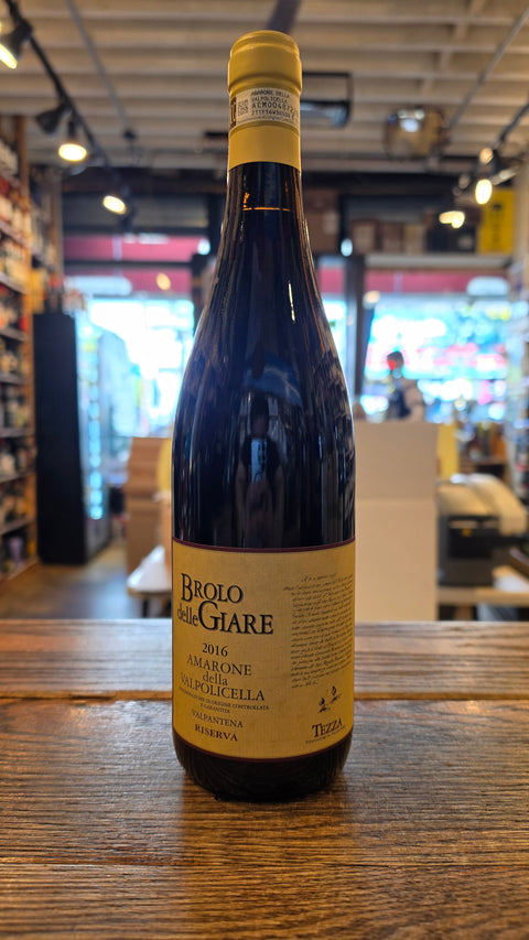 Brolo delle Giare Amarone della Valpolicella Riserva 2016 750mL - Arthur Cantina Wine & Liquor
