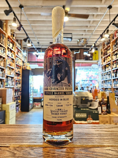 Heroes in Blue – Rare Character 11-Year Private Barrel Cask Strength Bourbon - Arthur Cantina Wine & Liquor