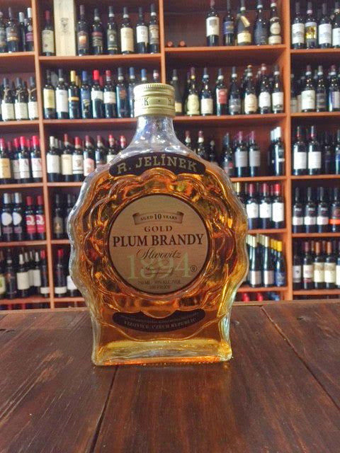 Jelinek 10yr Plum Brandy 750ml Slivovitz Gold - Arthur Cantina Wine & Liquor