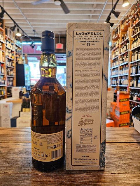 Lagavulin 11 Year Offerman Edition Caribbean Rum Cask Finish Single Malt Scotch Whisky 750mL - Arthur Cantina Wine & Liquor