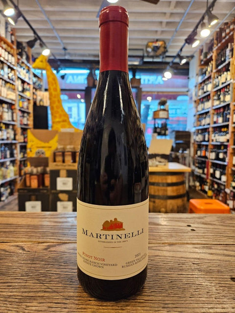 Martinelli Pinot Noir Russian River Valley 750mL Bondi Home Ranch - Arthur Cantina Wine & Liquor
