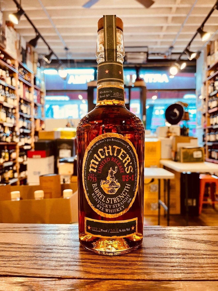 Michters Barrel Strength Rye 750mL – Arthur Cantina Wine & Liquor