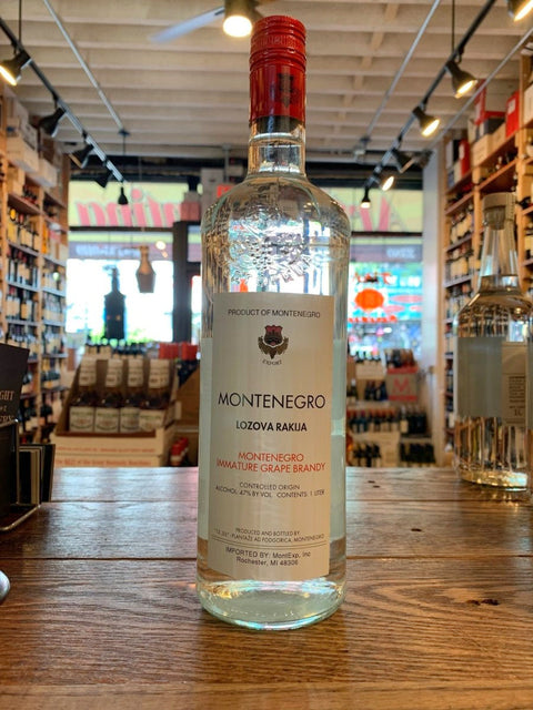 Montenegro Lozova Rakija 1L - Arthur Cantina Wine & Liquor