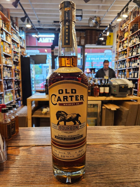 Old Carter Bourbon Whiskey Barrel Strength Very Small Batch 750mL Batch 4-NY/NJ - Arthur Cantina Wine & Liquor