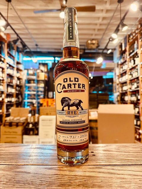 Old Carter Straight Rye Whiskey Batch 10 750mL - Arthur Cantina Wine & Liquor
