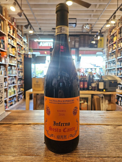 Valtellina Superiore Riserva Inferno Sesto Canto Arpepe Nebbiolo 750mL - Arthur Cantina Wine & Liquor
