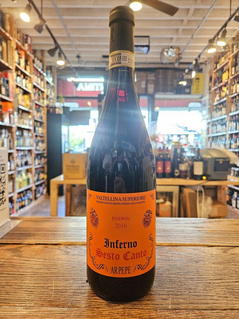 Valtellina Superiore Riserva Inferno Sesto Canto Arpepe Nebbiolo 750mL - Arthur Cantina Wine & Liquor