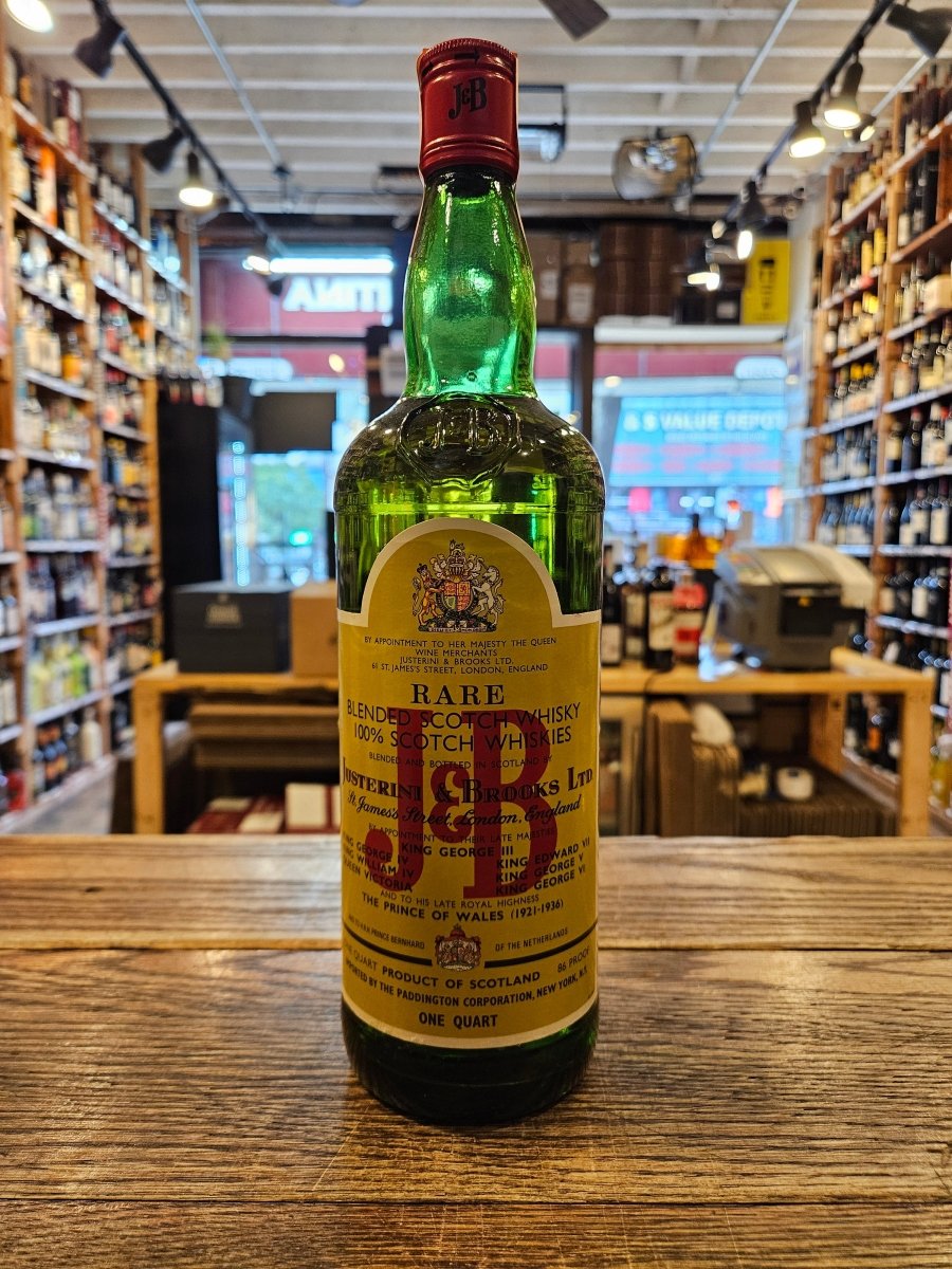 Vintage J&B Scotch 1L pre 1980's – Arthur Cantina Wine & Liquor