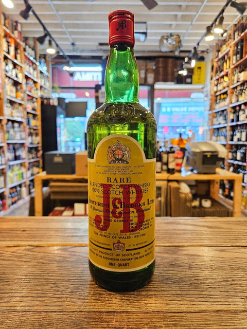Vintage J&B Scotch 1L pre 1980's - Arthur Cantina Wine & Liquor