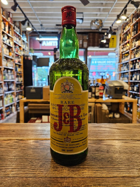 Vintage J&B Scotch 1L pre 1980's - Arthur Cantina Wine & Liquor