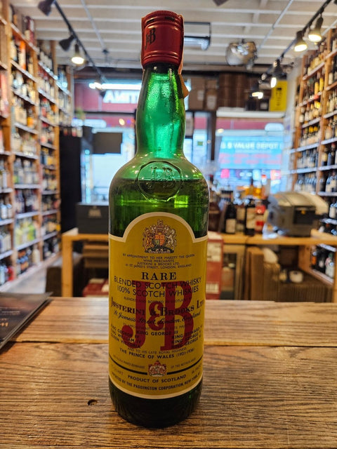 Vintage J&B Scotch 750mL pre 1980's - Arthur Cantina Wine & Liquor