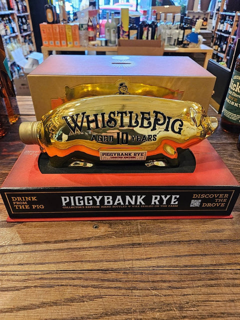 Whistle Pig Piggy Bank Rye 10 Year Limited Edition 750mL - Arthur Cantina Wine & Liquor