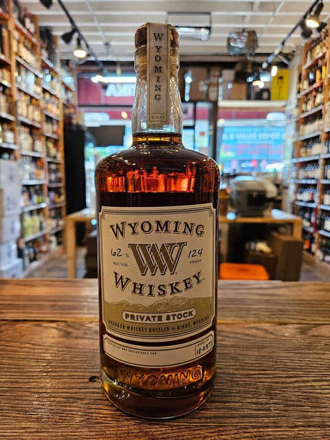 Wyoming Whiskey Private Stock Bourbon Whiskey 750mL - Arthur Cantina Wine & Liquor