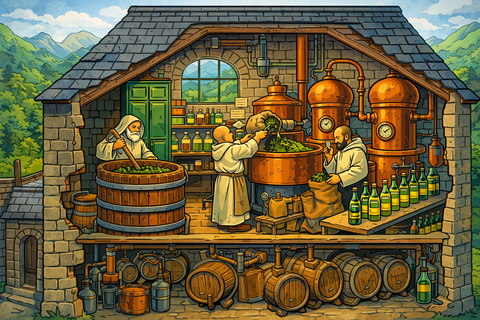 Chartreuse, Lent, and the only Spirit made by Monks