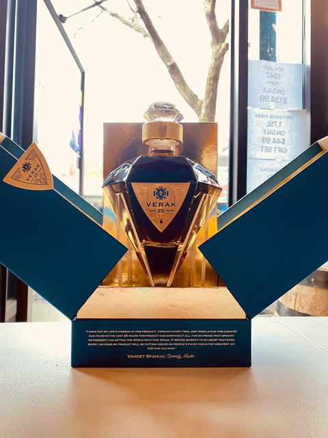 Discover the Elegance of Stone Castle's Verak 25 Brandy: A 25-Year-Old Kosovar Masterpiece - Arthur Cantina Wine & Liquor