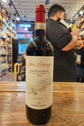 San Lorenzo Chianti Superiore 2023 750mL a dark glass wine bottle with a white label and a red top