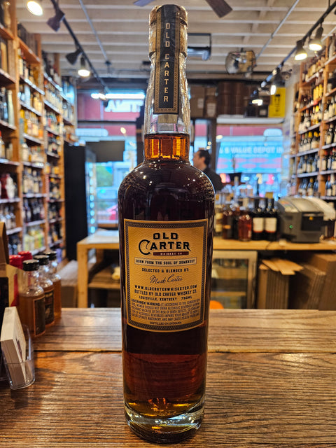 Old Carter Bourbon Whiskey Barrel Strength Very Small Batch 750mL Batch 4-NY/NJ