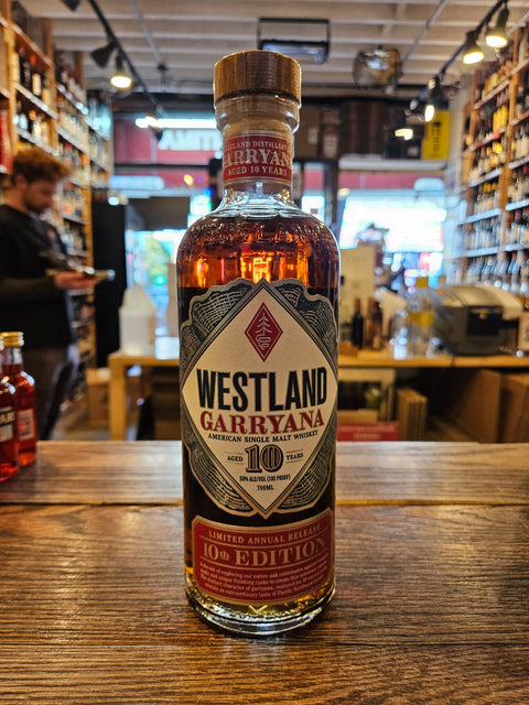 Westland Whiskey Single Malt Garryana 750mL 10th Edition
