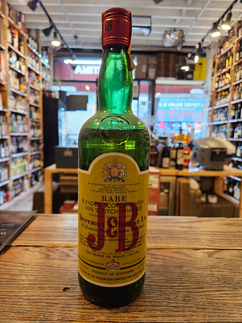 Vintage J&B Scotch 750mL pre 1980's