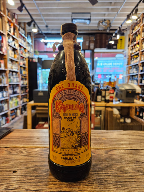 Vintage Kahlua 1L 26.5º 53 Proof Paper Tax Stamp