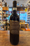 Bricco al Sole Organic Montepulciano d'Abruzzo 750mL a dark glass wine bottle with a brown label and black top