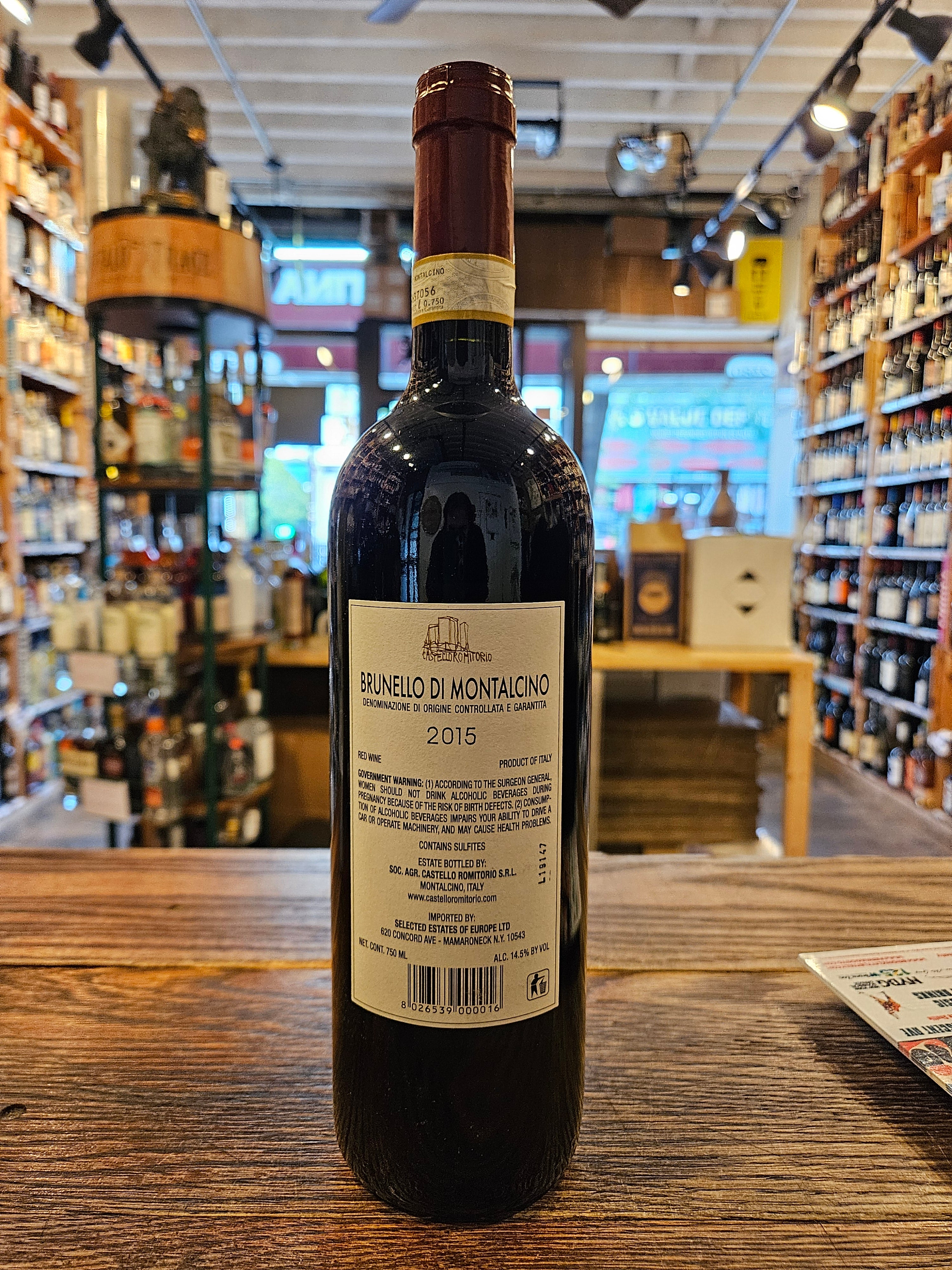 Castello Romitorio Brunello di Montalcino 2015 750mL – Arthur