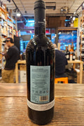Masseria Frattasi Caudium Aglianico Beneventano 750mL a dark glass bottle with a large blue label and black top
