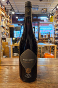 Cantina Lavis Pinot Nero Trentino DOC 750mL a dark glass wine bottle with a black label and a black top