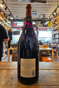 Flowers Pinot Noir 2023 1.75L a large dark glass wine bottle with a white label and maroon top