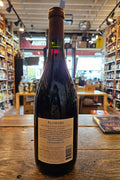 Flowers Pinot Noir 2023 750mL a dark glass wine bottle with a white label and maroon top