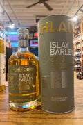 Bruichladdich Islay Barley 2013 short fat bottle with light green label with silver top