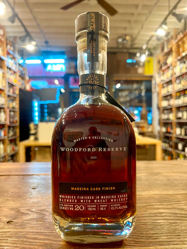 Woodford Master Collection Madeira Cask Finish Short square bottle with low shoulders