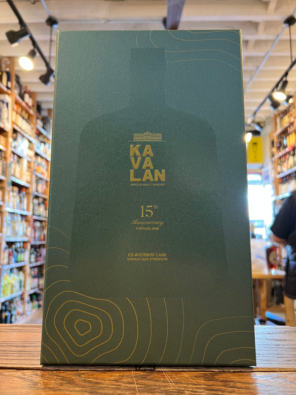 Kavalan 15th Anniversary ex-Bourbon Cask Single Malt Whisky 750mL