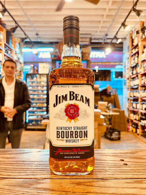 Jim Beam Bourbon 750mL - Arthur Cantina Wine & Liquor -  - #tag1# - #tag2#