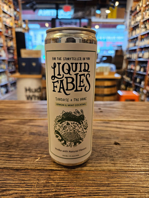 Liquid Fables Tortoise & The Hare Lemon & Mint Cocktail 355mL - Arthur Cantina Wine & Liquor -  - #tag1# - #tag2#