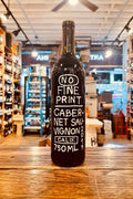 No Fine Print Cabernet 750mL - Arthur Cantina Wine & Liquor -  - #tag1# - #tag2#
