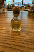 Patron 50mL clear bottle with small cork