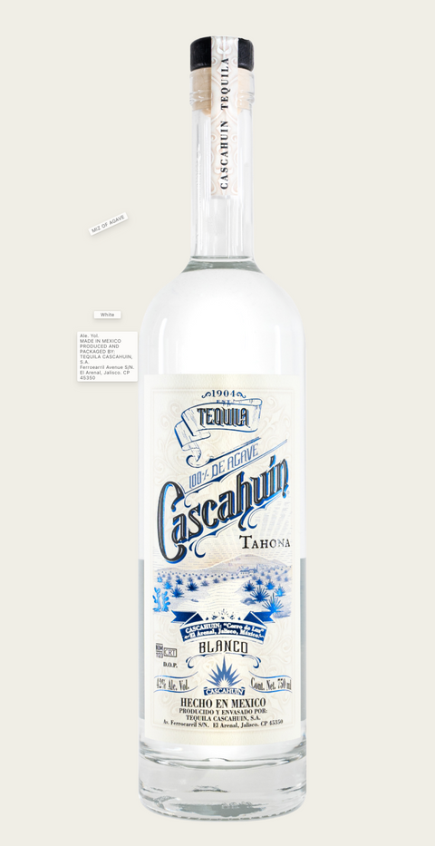 Cascahuin Tahona Blanco Tequila 750mL
