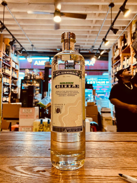 St George Green Chile Vodka 750mL - Arthur Cantina Wine & Liquor -  - #tag1# - #tag2#