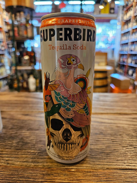 Superbird Tequila Soda Pink Grapefruit 355mL - Arthur Cantina Wine & Liquor -  - #tag1# - #tag2#