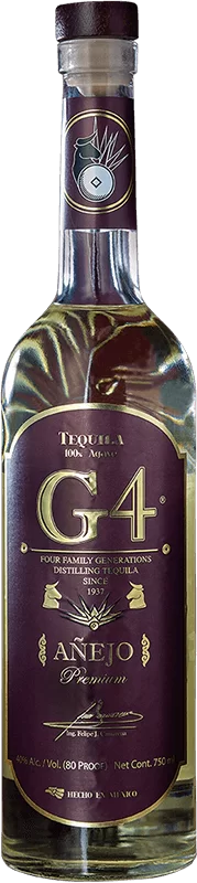 G4 Tequila Anejo 750mL