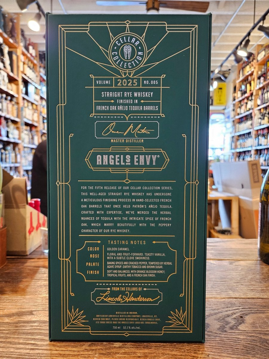 Angels Envy Rye Cellar Collection Vol.5 2025 750mL – Arthur