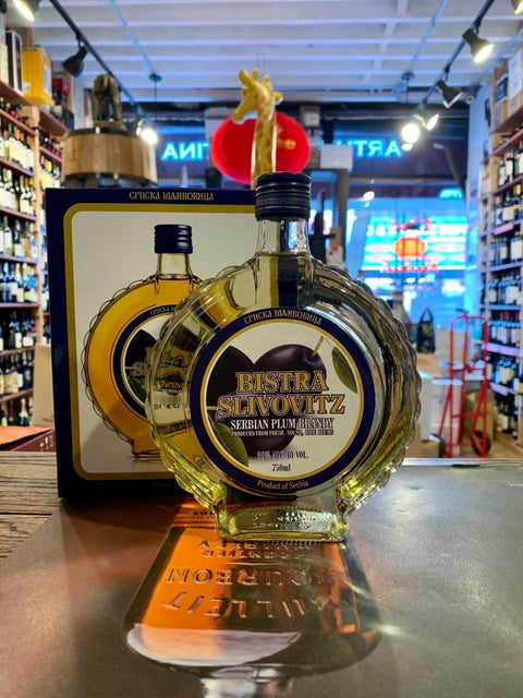Bistra Slivovitz Plum Brandy 750mL - Arthur Cantina Wine & Liquor