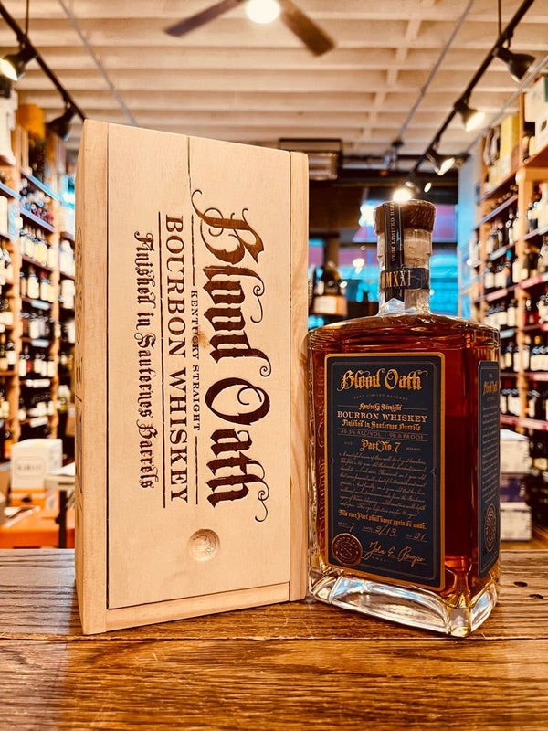 Blood Oath Bourbon Whiskey Pact No. 7 2021 Finished in Sauternes Barrels 750mL - Arthur Cantina Wine & Liquor