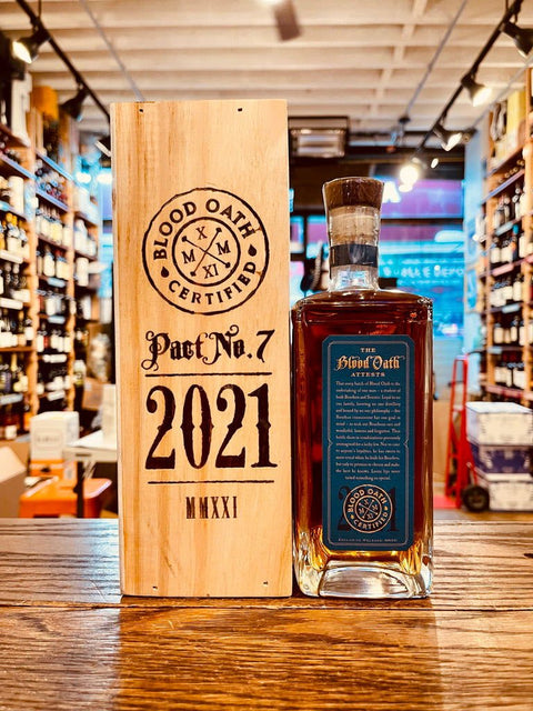 Blood Oath Bourbon Whiskey Pact No. 7 2021 Finished in Sauternes Barrels 750mL - Arthur Cantina Wine & Liquor