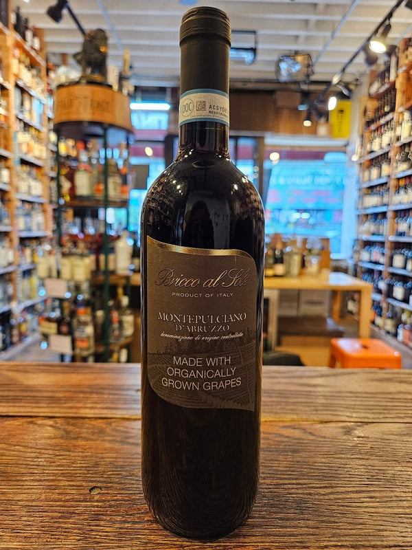 Bricco al Sole Organic Montepulciano d'Abruzzo 750mL - Arthur Cantina Wine & Liquor