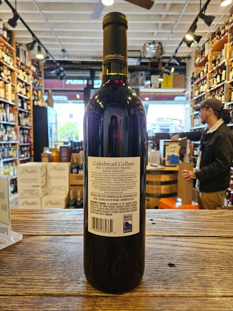Cakebread Cabernet Franc 2021 Napa Valley 750mL - Arthur Cantina Wine & Liquor