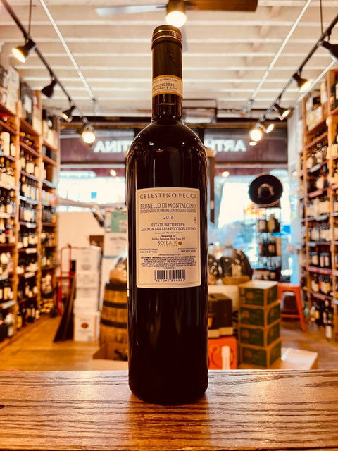 Celestino Pecci Brunello Di Montalcino 2017 750mL - Arthur Cantina Wine & Liquor